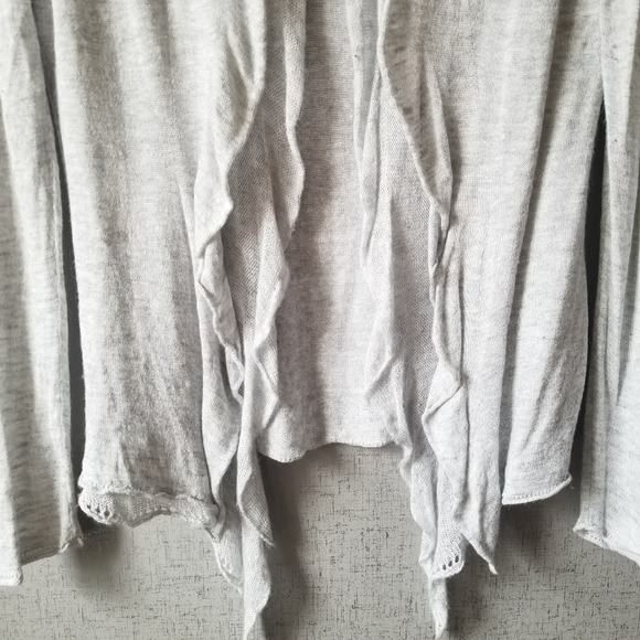 Lafayette 148 New York Linen Ruffle Layer Sweater - Picture 4 of 8